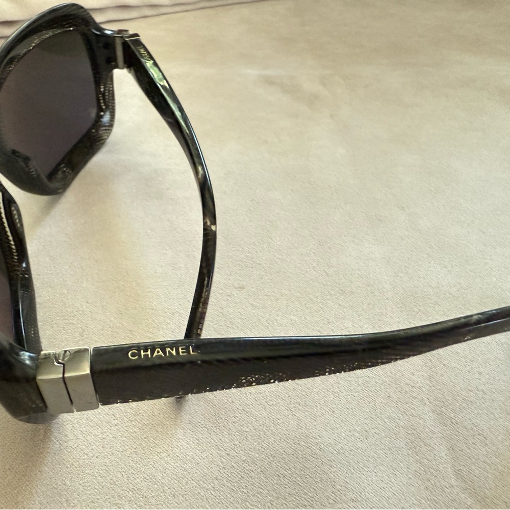CHANEL Dark Gray Sunglasses